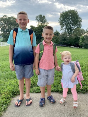 We aren’t PDA kind of people, but our kids LOVE when we kiss in front of them!